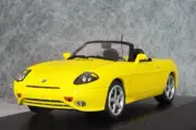 Minichamps 1/43 Fiat Barchetta 1995 Yellow Model Car Minicar