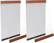 CHILDWEET Pack a Vertical Wooden Textured Wall Picture Frames Decorative Diploma Document Holders for Home Office