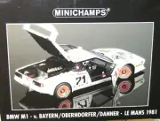 Minichamps 1/18 BMW M1 Helmut Marko RSM Le Mans 24 Hrs 1981 #71