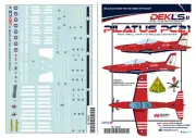 1/72 Decals - PC-21 in RAAF Service 2FTS, ARDU and Rollout Scheme DEKL's II