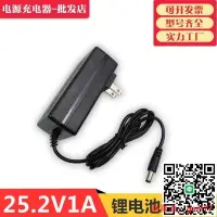 在飛比找露天拍賣優惠-現貨222V252V1A鋰電池充電器6串37V18650摩拜