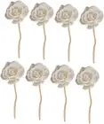 STOBAZA 8Pcs Rattan Sola Flower Replacement Diffuser Reeds Reed Diffuser Stic...