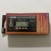 BOSS Tuner & Metronome TU-80 Full Featured Chromatic Automatic Tuner&Metro New