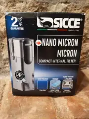 SICCE NANO MICRON Compact Internal Filter for Small 13 gal Aquariums Terrariums