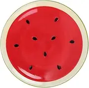 MOTHNUR 1pc Dinner Plate Bread Storage Tray Plates Cute Bowl Picnic Basket Snack Tray Display Stuff Watermelon Porcelain Dessert Stand Decorations Platters Cute Plate Stands Green Ceramics