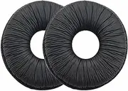 RP-DJ1200 Earpads Replacement Protein Wrinkle PU Memory Foam Ear Pads Cushion Cover Compatible with Panasonic Technics RP-DJ1200 RP-DJ1205 RP-DJ1210 Headphones (Black)