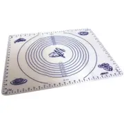 Avanti Square Non-Stick 49.5cm Silicone Pastry Baking Mat Kneading Sheet White