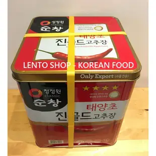 LENTO SHOP - 韓國DAESANG 大象 辣椒醬 辣醬 고추장 Gochujang 14公斤