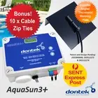 SOLAR POOL HEATING SYSTEM PUMP DIGITAL CONTROLLER DONTEK AQUASUN 3+ ECOONLINE
