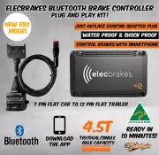 Elecbrakes Electric Bluetooth Brake Controller 12 Pin Flat Plug Car Trailer EB2