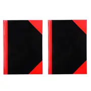 Cumberland Notebook A5 (Red & Black) - 200 Leaves