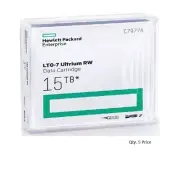 HP C7977A LTO-7 Ultrium7 Backup Tape Cartridge (6.0TB/15TB) NEW 5-Pack