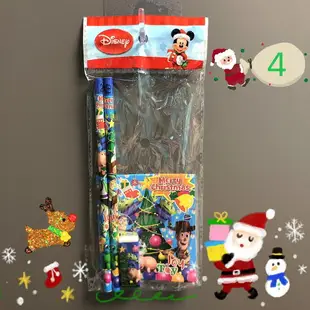 日本直送 迪士尼聖誕節文具組 兒童禮物 幼兒園贈品 聖誕節兒童禮品 米奇米妮 維尼 唐老鴨 公主 奇蒂 玩總 三眼