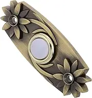 Retro Doorbell Switch Sturdy Metal Design Easy Installation for Home Decor