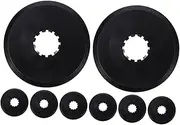 Sosoport Mountain Bike Derailleur Protective Guard 8pcs Bike Chain Guard Set Rear Sprocket Freewheel