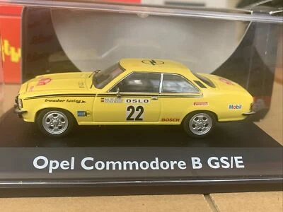 OPEL COMMODORE B GS/E #22 ROHRL/BERGER 1/43 RALLY CAR MODEL BY SCHUCO - LIM ED.