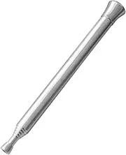 LIGHTAOTAO 1Pc Portable Telescopic Blow Fire Tool Outdoor Camping Survival Section Fire Blower Silver Heat Resistant Easy to Carry Improved Design for Safe Use