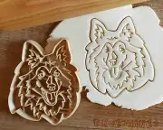 Shetland Sheepdog Sheltie Collie Dog Doggy Pet Animal Cookie Cutter Doggo