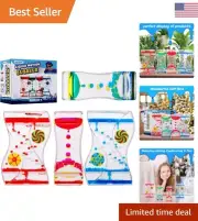 Calming Sensory Toy Set - Liquid Motion Bubbler - Stress Relief - ADHD Autism