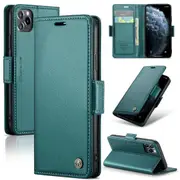 CaseMe iPhone 11 Pro Folio Wallet Case Cover Apple Side Closure 11Pro [Teal Green]