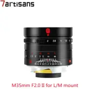 7artisans 35mm F2.0 II Large Aperture Lens for Leica M Mount M6 M7 M8 M9P Camera