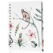 Monkey Password Book - WERTIOO with Alphabetical Tabs, 5.7" x 4.3" Smal White