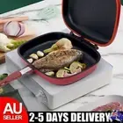 32cm Double-Sided Frying Pan Frying Pan Non-Stick Pancake Toast Baking Tool AU