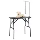 Mobile Home Bath Grooming Foldable Table for Dogs Cats Pets Adjustable 1 Loops
