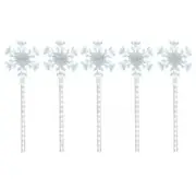 s Mark Snowflake Pathway LED Lights 5 Count Cool White