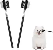 Tear Stain Remover Comb Double Sided Dog Eye Comb Brush Dog Tear Comb Dog Eye Care Comb