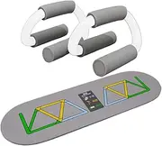 Pushup Bar for Men | S Shape Strength Training Pushup Stand | Professional Exercise Equipment with Non-Slip Mat for Floor Workouts, Fitness Training