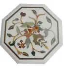 12" Marble side Table Top Inlay Work Handmade art Home Decor