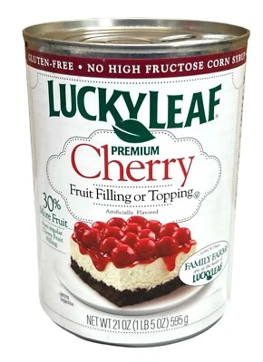 Lucky Leaf Cherry Pie Filling & Topping 21 oz