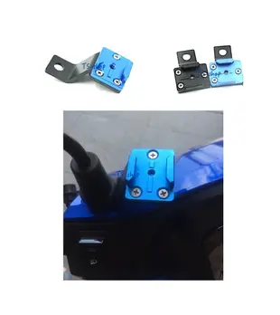 ☆配件專區☆GOPRO SJCAM 獵豹 sj4000 sj5000 鋁合金 固定支架 重機 機車支架 後照鏡 －Ａ款