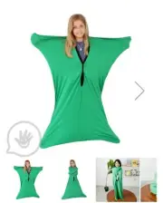 Fun & Function Space Explorers Body Sock For Sensory Kids Calming Sack Green Med