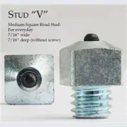 Nunn Finer Medium-Square Road Stud Studs - Pack Of 10 Null Null
