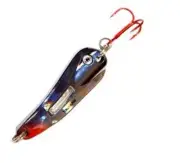 Northland Tackle BRFS2-11 Buck Shot Flutter Spoon Silver Shiner 1/16 oz