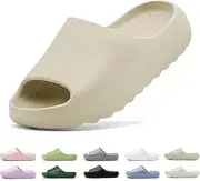 [Jugsar] Cloud Slides for Kids, Toddler Shower Slippers Children Bathroom Pool Sandals, Boys Girls Comfy Thick Sole Slippers, Summer Non-Slip Beach Shoes
