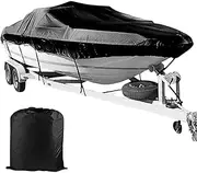 Boat Cover - 190t Oxford Cloth Dinghy Cover for Winter Storage | Uv-Resistant Waterproof Marine Cover for Boats | Heavy-Duty Weatherproof Protector for Outdoor Use Beach Trips and Fishing Equipment