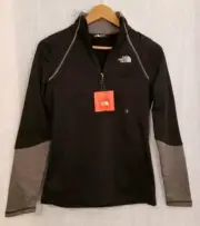 The North Face 1/4 Zip Women's Small Black NWT
