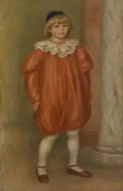 Auguste Renoir - Claude Renoir in Clown Costume Giclee Art Print on Canvas 36"