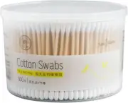 FOMIYES 2 Boxes 500Pcs Cotton Stick Sanitary Cotton Swab Eyeshadow Cotton Swa...