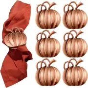 Pumpkin Napkin Ring Holders Thanksgiving Halloween Napkin Rings Fall Napkin Ring