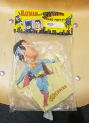 SUPERMAN 1965 Ideal Toy Hand Puppet RARE Factory Sealed Mega Rare