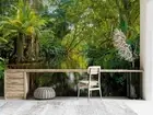 3D Forest Lake Wallpaper Wall Mural Removable Self-adhesive 1962