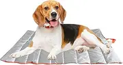 Dog Bed Outdoor, Foldable Water-Resistant Dog Bed, Washable Puppy Mattress Pet Supplies with Handle for Patio Indoor Hot Days Camping Car Backyard Home Picnics