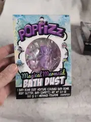 Popfizz Magical Mermaid Bath Bomb Dust Figure Children Water Tub Fun X4 4 Boxes