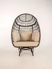 Egg Chair Wicker Relaxing Indoor Outdoor Pod Seat Garden