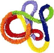 Cooperative Stretch Band Children's Outdoor Toys Creative Elastic Fleece Tug Sports Pull Rope Resistance Band for Party Games, 8meters