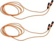DOITOOL Versatile 2pcs Audio Cable Male to Female Accessories for Stage Mic Amplifier and Mixer